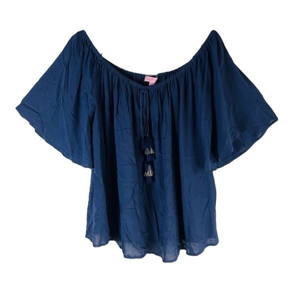 Lilly Pulitzer Sain Top – True Navy – Size Small – NWT - Picture 7 of 8